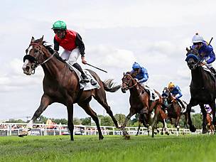 Dardanos siegt unter Wladimir Panov im IDEE 157. Deutsches Derby - Gr. 1