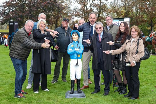 LIBERTY RACING colours are now on display in the parade ring at Iffezheim