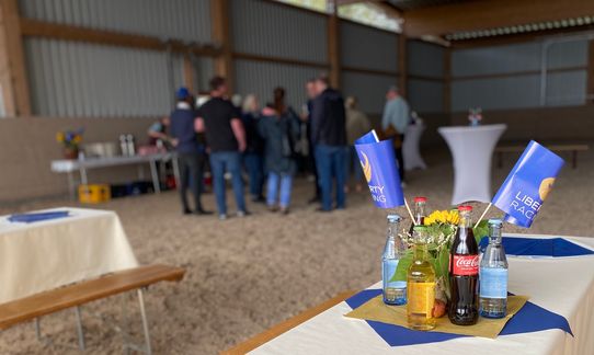 Liberty Racing 2024 meets yearlings of the syndicates at Ohlerweiherhof Stud