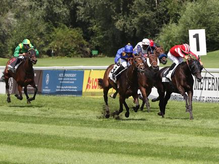 Derby winner Fantastic Moon finishes a strong second in the Gr.1 Grosser Dallmayr-Preis